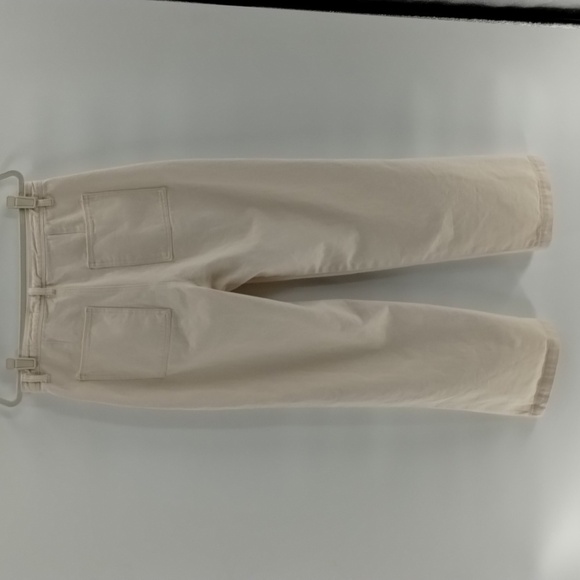 Wish List denim cream jeans split front size large 100% cotton high waist - Picture 5 of 12